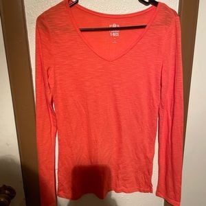 Victorias secret perfect V-neck long sleeve womens size medium